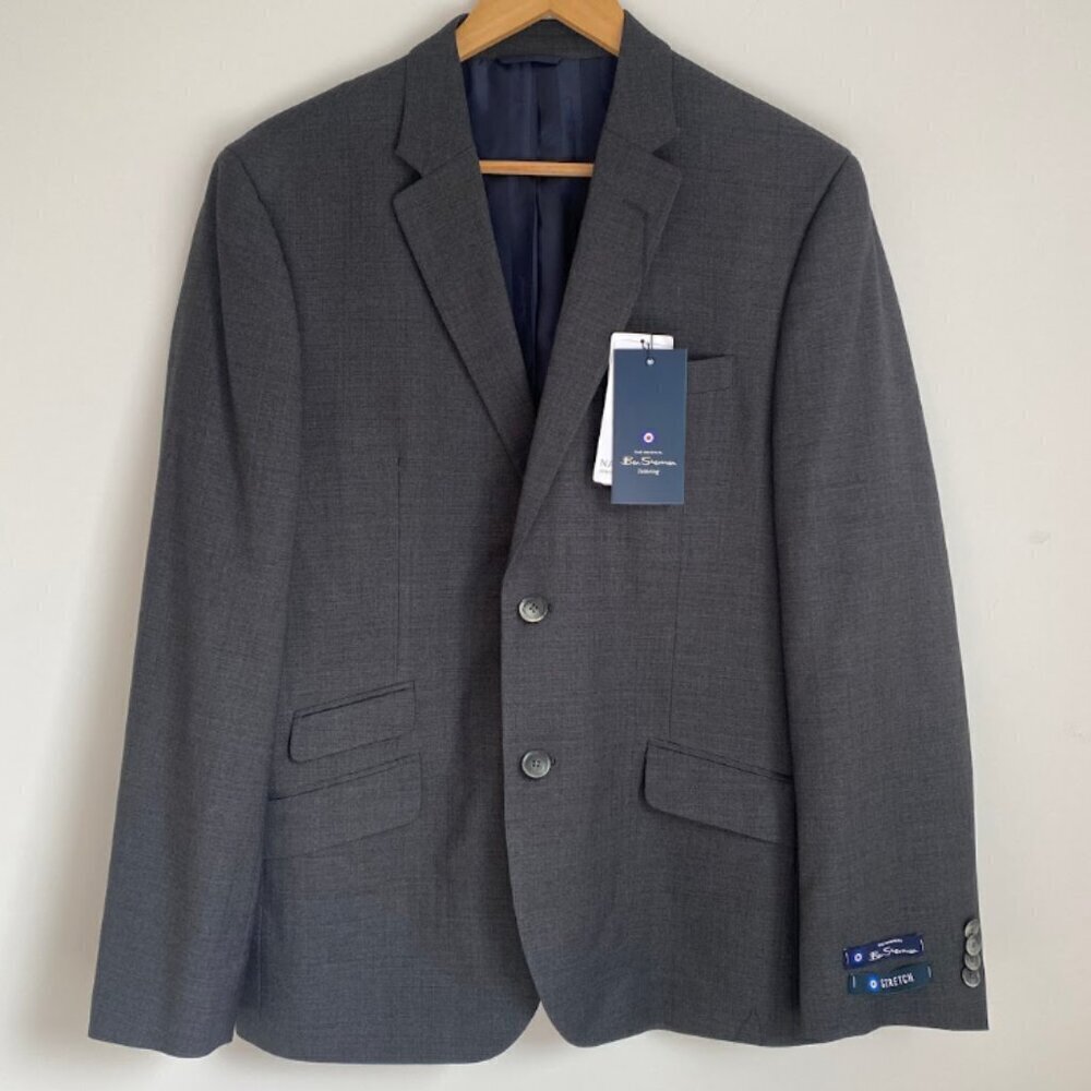 BEN SHERMAN TAILORING Nanotex Stretch Men’s Jacket Size 40S